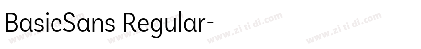 BasicSans Regular字体转换